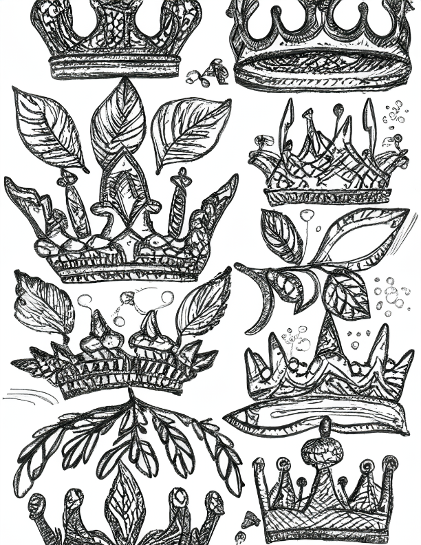 Initial sketches for Massillon Visionaries logo