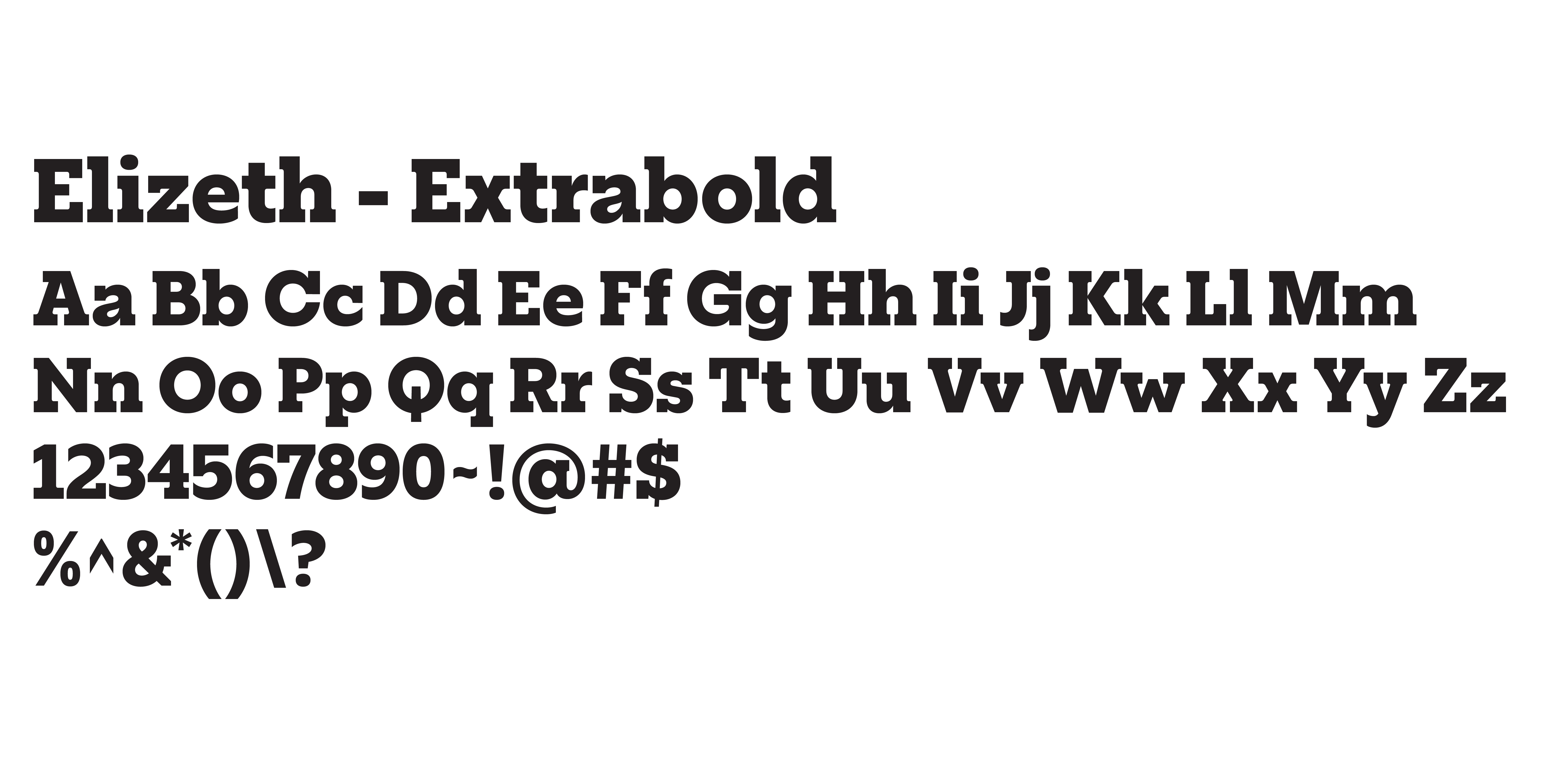 Type Study for the STEAM Day Camps logo: Elizeth Extrabold