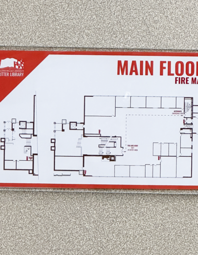 Main Floor Fire Map
