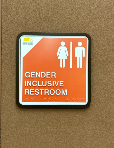 Addition of color to braille signage